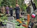 Program "Ocalamy" przy grobie sierżanta Jana Dymka